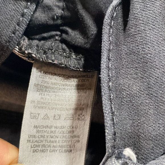 Free People Slim Mid-Rise Black Jeans Stretch Cropped 26 - Picture 14 of 14